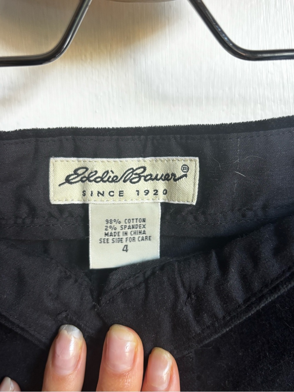Eddie Bauer Black Straight-Leg Women’s Jeans